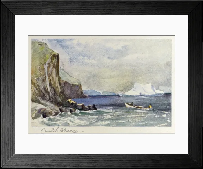 Framed Print : The Coast of Labrador and Newfoundland Framed Print : The Coast of Labrador and Newfoundland