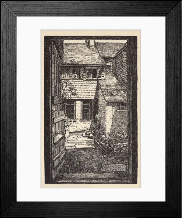Framed Print : The Mermaid Hotel, Rye, East Sussex Framed Print : The Mermaid Hotel, Rye, East Sussex