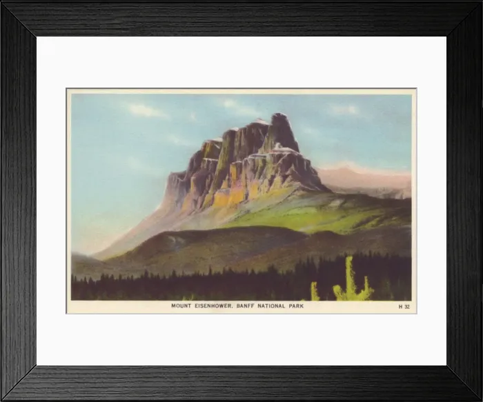 Framed Print : Mount Eisenhower, Banff National Park, Canada Framed Print : Mount Eisenhower, Banff National Park, Canada