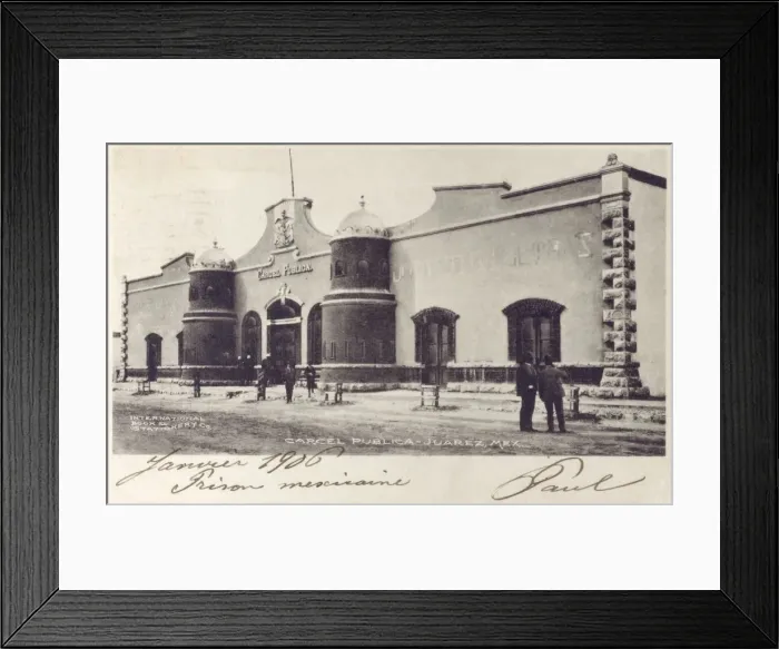 Framed Print : Public Jail at Juarez, Mexico Framed Print : Public Jail at Juarez, Mexico