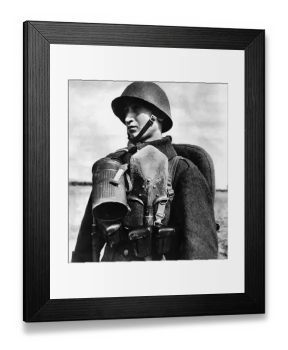 Framed Print : Polish infantryman Framed Print : Polish infantryman
