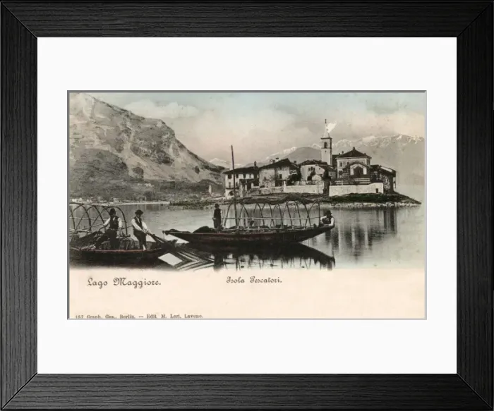 Framed Print : Isola Bescatori - Lago Maggiore, Italy Framed Print : Isola Bescatori - Lago Maggiore, Italy