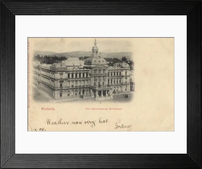 Framed Print : The Government Buildings, Pretoria, South Africa Framed Print : The Government Buildings, Pretoria, South Africa
