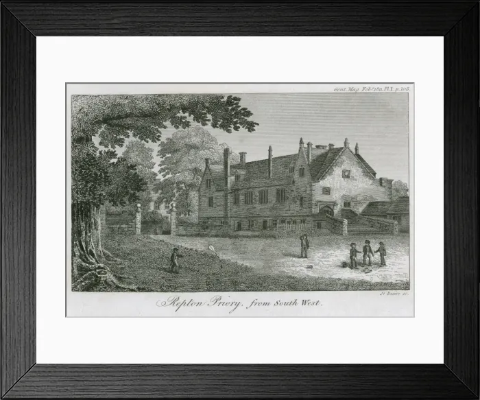 Framed Print : Repton Priory, Derbyshire Framed Print : Repton Priory, Derbyshire