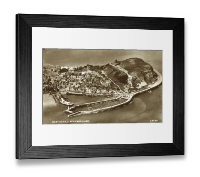 Framed Print : Scarborough - Castle Hill Framed Print : Scarborough - Castle Hill