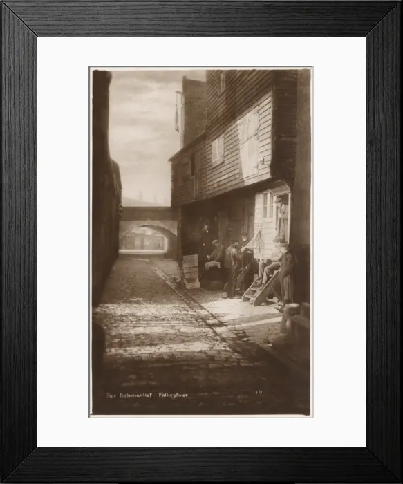 Framed Print : The Fish Market, Folkestone, Kent Framed Print : The Fish Market, Folkestone, Kent