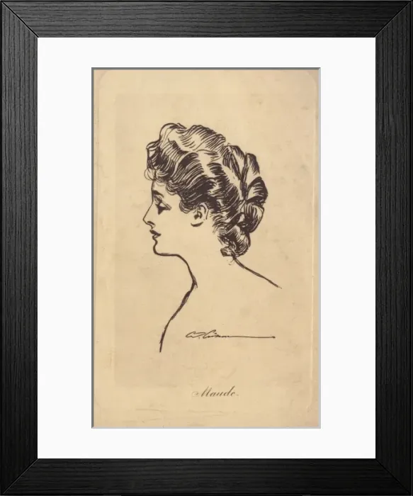 Framed Print : Gibson Girl - Maud Framed Print : Gibson Girl - Maud