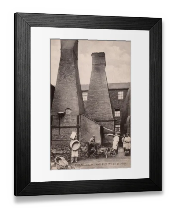 Framed Print : Pottery Kilns - Staffordshire Framed Print : Pottery Kilns - Staffordshire