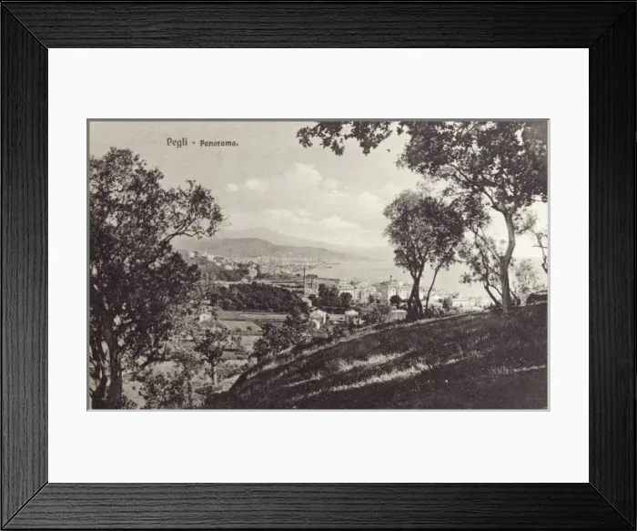 Framed Print : Pegli, Italy - panoramic view over the city Framed Print : Pegli, Italy - panoramic view over the city