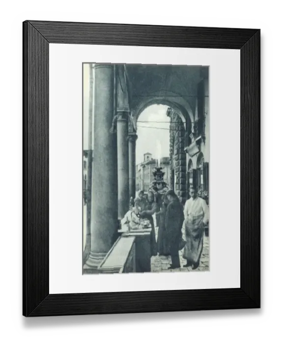 Framed Print : Faenza, Italy - Loggiato Podesta Framed Print : Faenza, Italy - Loggiato Podesta