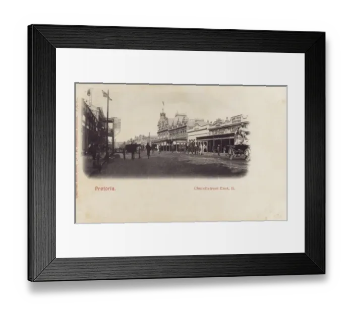 Framed Print : Street scene - Pretoria, South Africa Framed Print : Street scene - Pretoria, South Africa