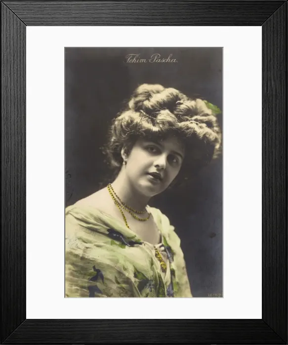 Framed Print : The wife of Fehim Pascha Framed Print : The wife of Fehim Pascha