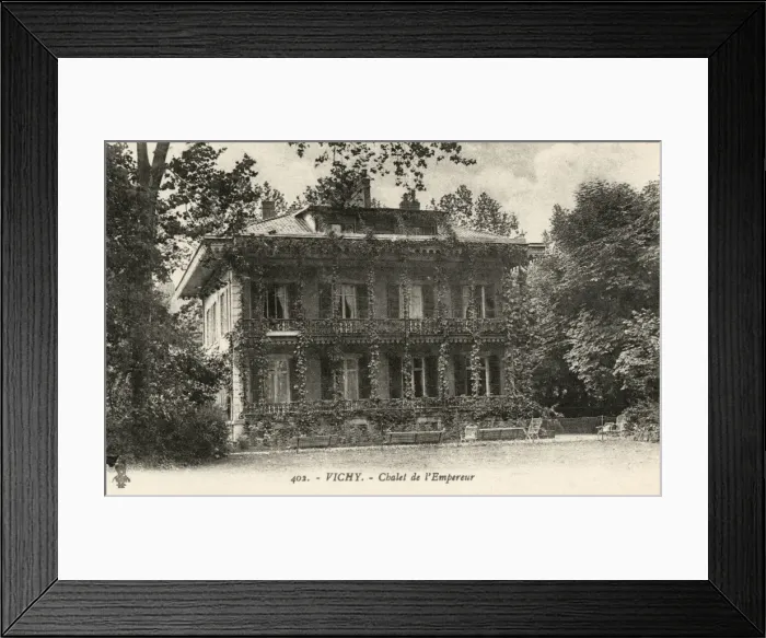 Framed Print : Chalet de L Empereur - Vicky, France