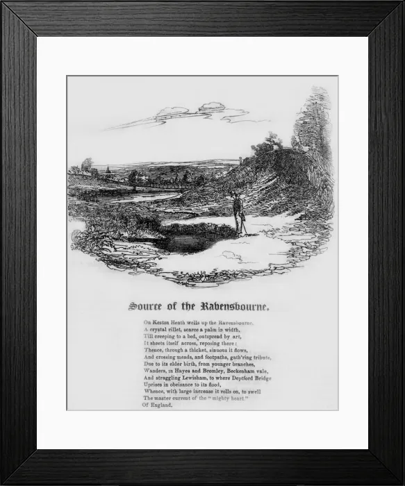 Framed Print : Ravensbourne River, Kent Framed Print : Ravensbourne River, Kent
