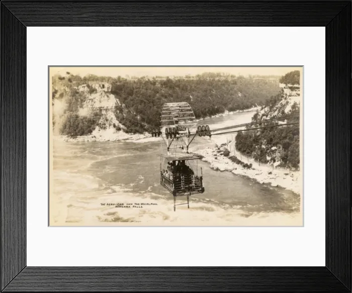 Framed Print : Niagara Falls - Aero Car over the whirlpool Framed Print : Niagara Falls - Aero Car over the whirlpool