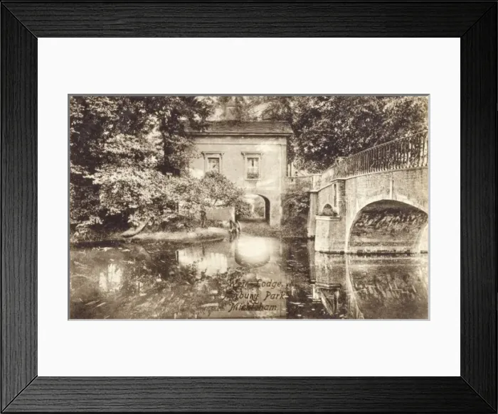 Framed Print : Weir Lodge, Norbury Park, Mickleham on the River Mole Framed Print : Weir Lodge, Norbury Park, Mickleham on the River Mole