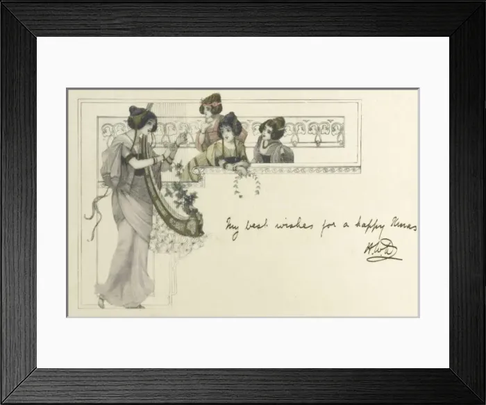 Framed Print : Italy - Four Classical Roman Ladies Framed Print : Italy - Four Classical Roman Ladies