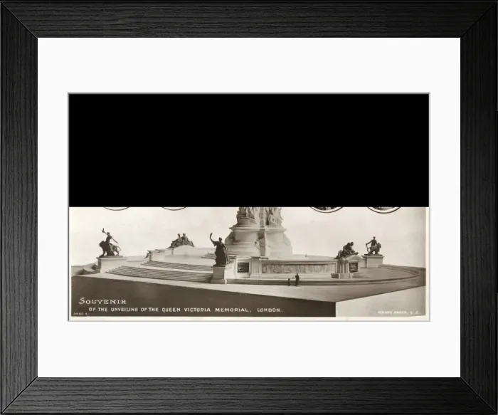 Framed Print : Unveiling of the Victoria Memorial, London Framed Print : Unveiling of the Victoria Memorial, London