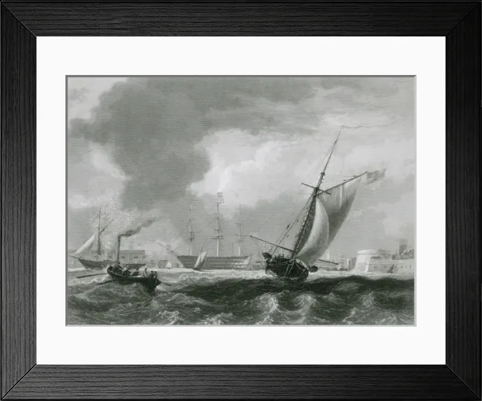 Framed Print : PORTSMOUTH, Hampshire Framed Print : PORTSMOUTH, Hampshire