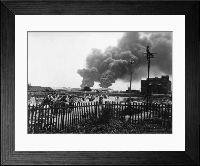 Framed Print : Damaged by the Emden Framed Print : Damaged by the Emden