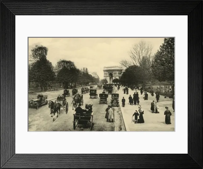 Framed Print : Paris Ave Bois Boulogne Framed Print : Paris Ave Bois Boulogne