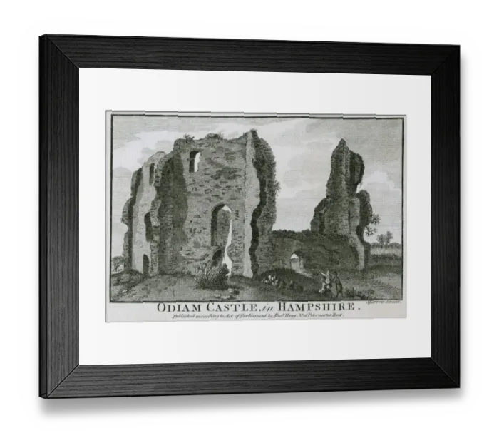Framed Print : Odiham Castle Framed Print : Odiham Castle