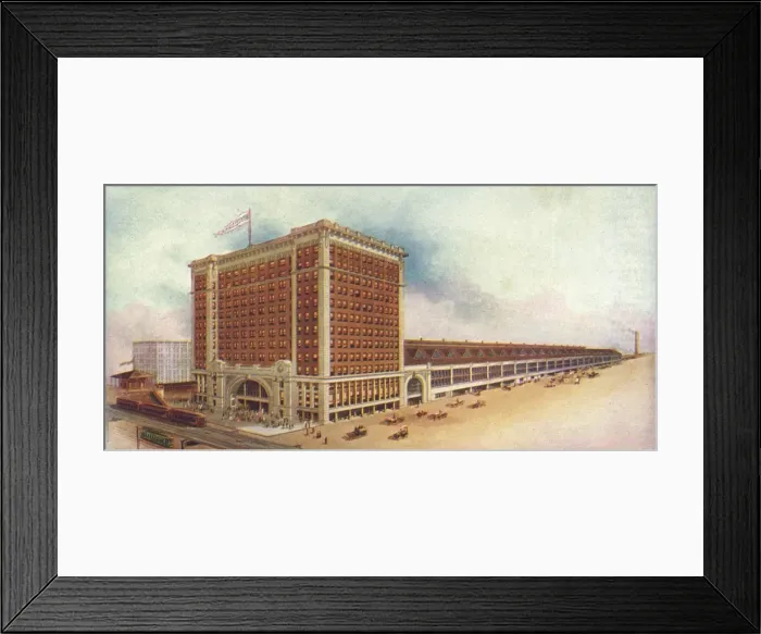 Framed Print : Chicago Lasalle St Stn Framed Print : Chicago Lasalle St Stn