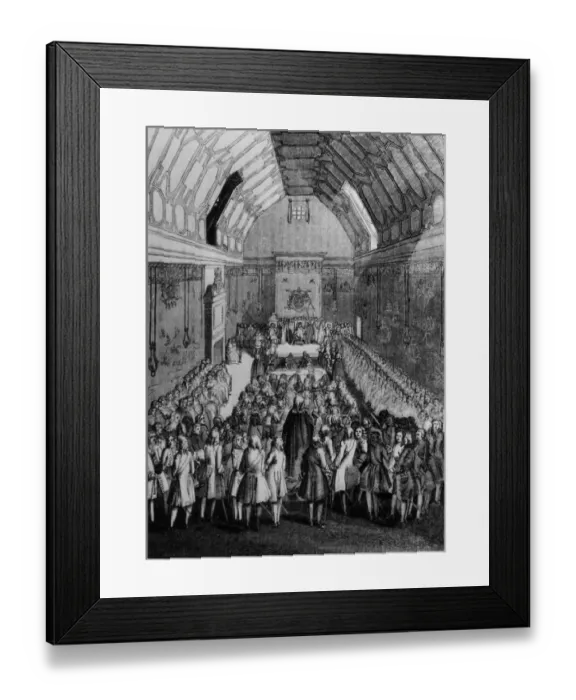 Framed Print : Elizaebethan Parliament Framed Print : Elizaebethan Parliament