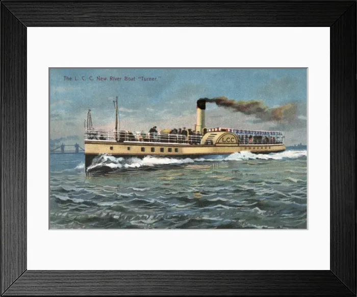 Framed Print : Turner Paddle Steamer Framed Print : Turner Paddle Steamer