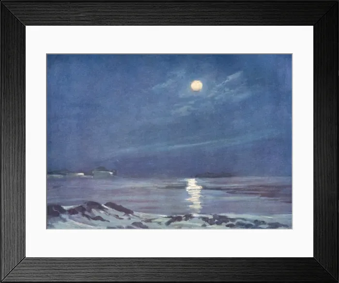 Framed Print : Antarctic Moon Framed Print : Antarctic Moon