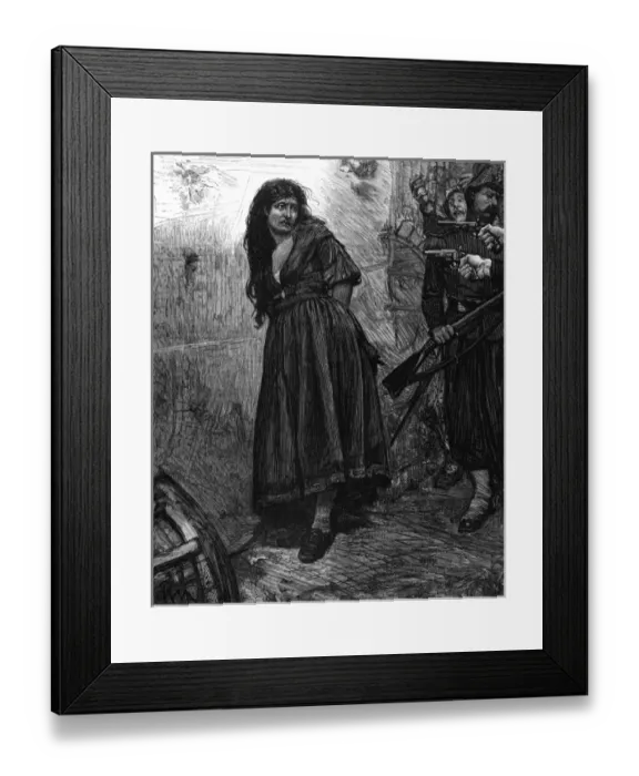 Framed Print : Petroleuse Captured Framed Print : Petroleuse Captured