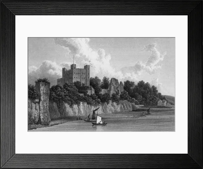 Framed Print : Rochester Castle, Kent Framed Print : Rochester Castle, Kent
