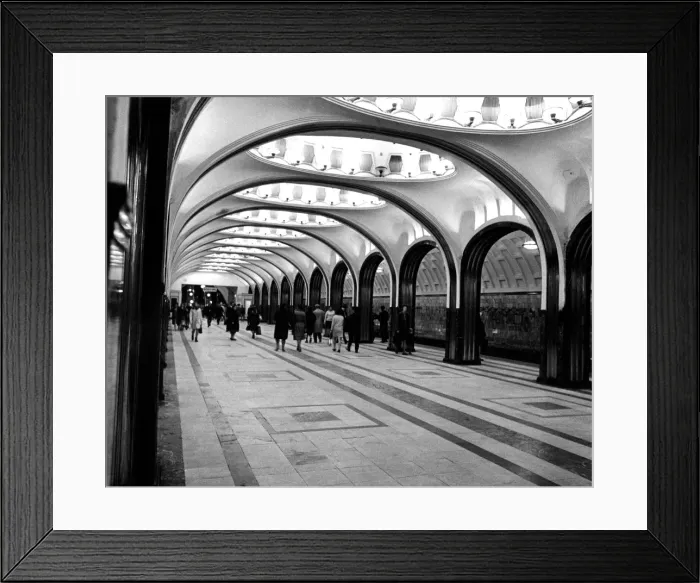 Framed Print : Moscow Underground Framed Print : Moscow Underground