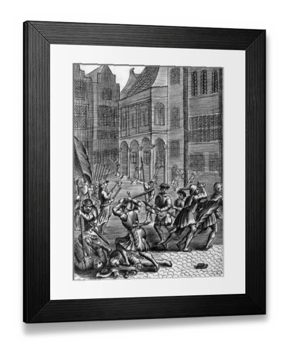 Framed Print : Bourgeois Attacked Framed Print : Bourgeois Attacked