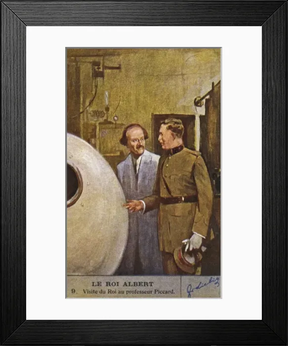 Framed Print : Albert with Piccard Framed Print : Albert with Piccard