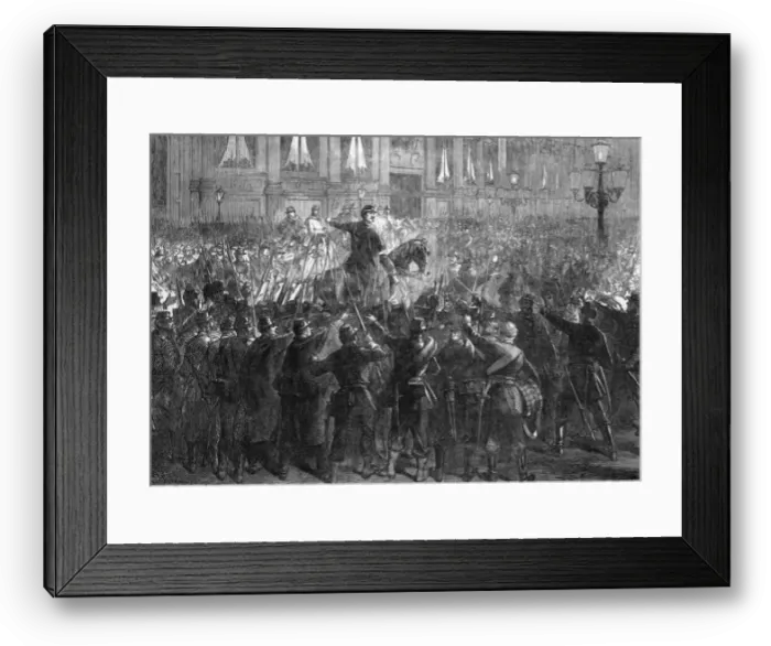 Framed Print : Trochu Restores Order Framed Print : Trochu Restores Order