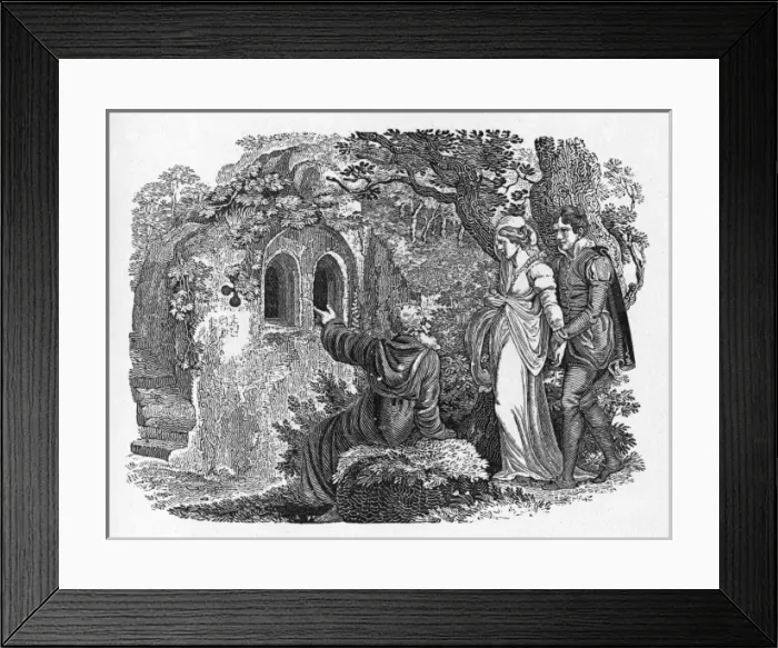 Framed Print : Hermit of Warkworth Framed Print : Hermit of Warkworth