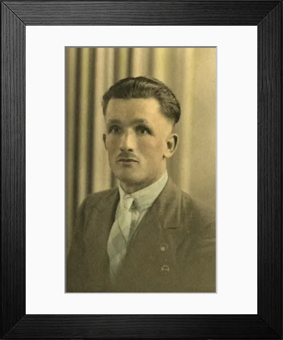 Framed Print : Military young man in studio photo Framed Print : Military young man in studio photo