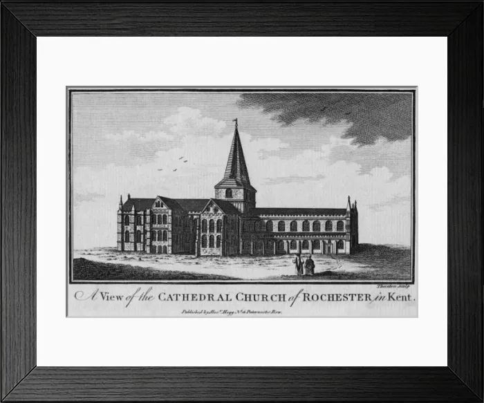 Framed Print : Rochester Cathedral, Kent Framed Print : Rochester Cathedral, Kent