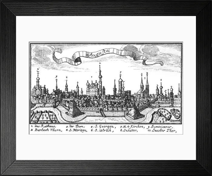 Framed Print : Germany Augsburg Framed Print : Germany Augsburg
