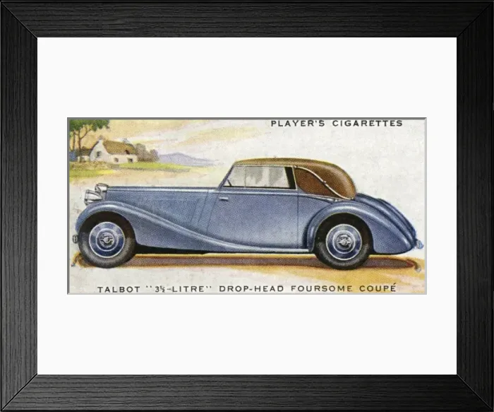 Framed Print : Talbot Coupe Framed Print : Talbot Coupe