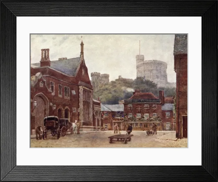 Framed Print : Windsor Station 1908 Framed Print : Windsor Station 1908