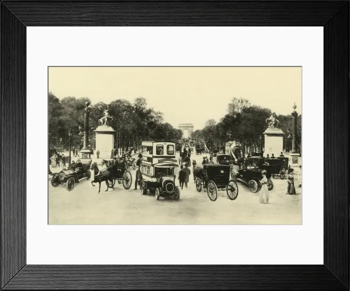 Framed Print : Champs Elysees Framed Print : Champs Elysees