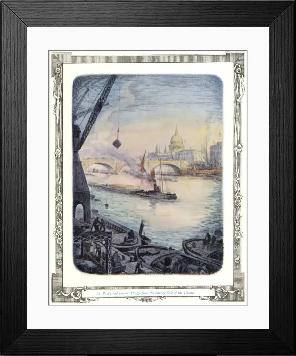 Framed Print : At London Bridge Framed Print : At London Bridge