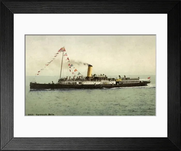 Framed Print : Yarmouth Belle Framed Print : Yarmouth Belle