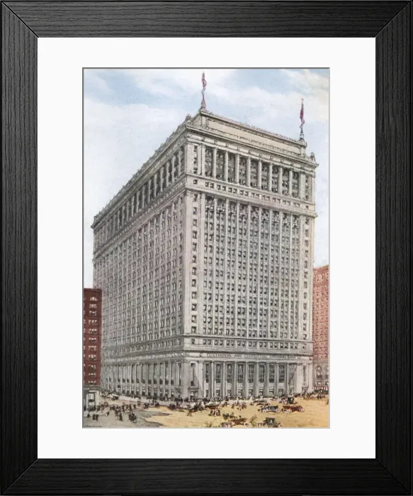 Framed Print : Chicago Bank Framed Print : Chicago Bank