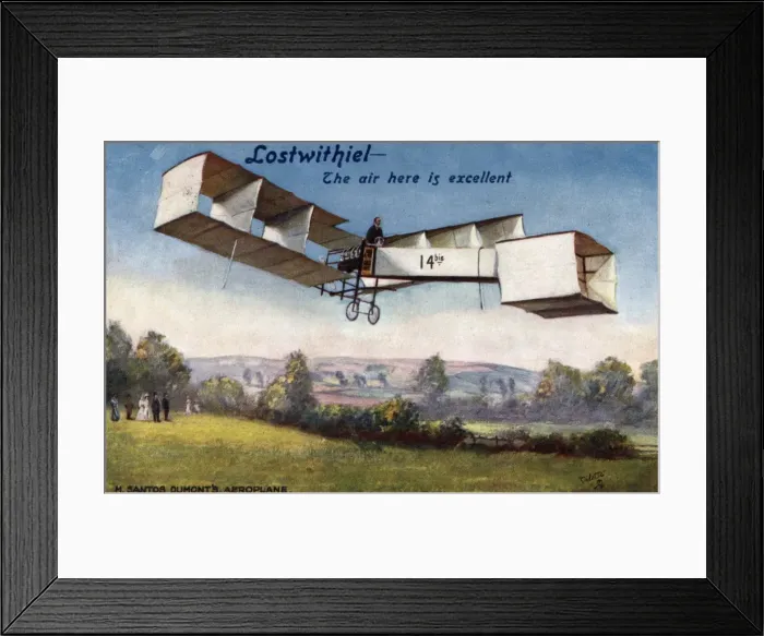 Framed Print : Santos-Dumont 1906 Framed Print : Santos-Dumont 1906