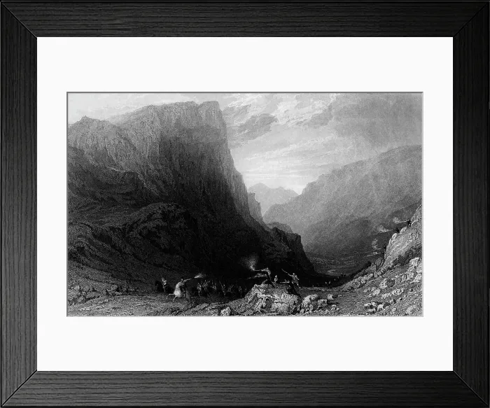 Framed Print : Honister Pass, Lake District Framed Print : Honister Pass, Lake District