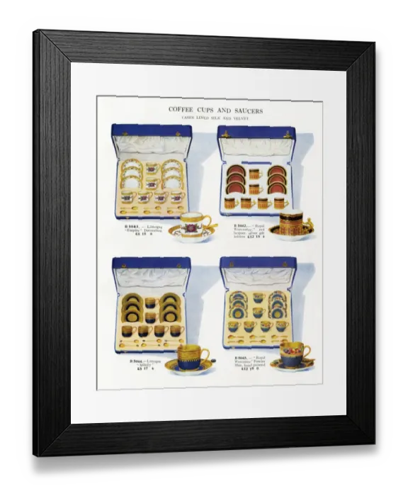 Framed Print : Coffee Cups Framed Print : Coffee Cups