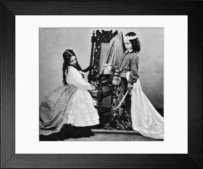 Framed Print : Fair Rosamond by Lewis Carroll, c. 1863 Framed Print : Fair Rosamond by Lewis Carroll, c. 1863
